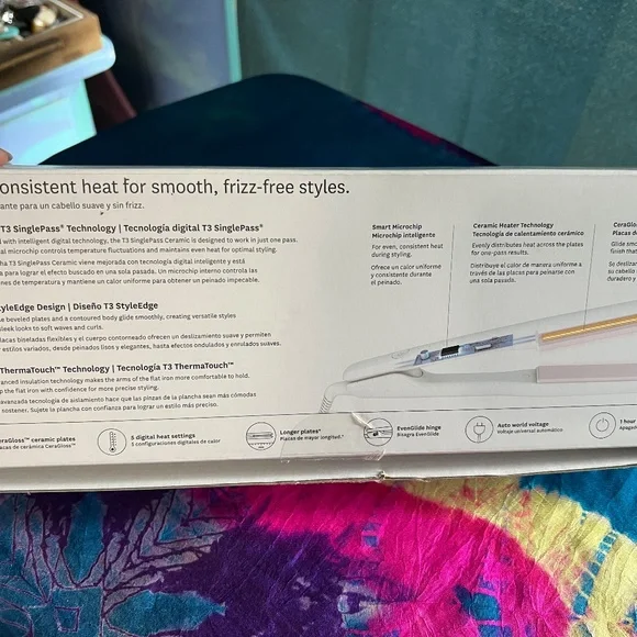 T3 Singlepass Ceramic flat iron